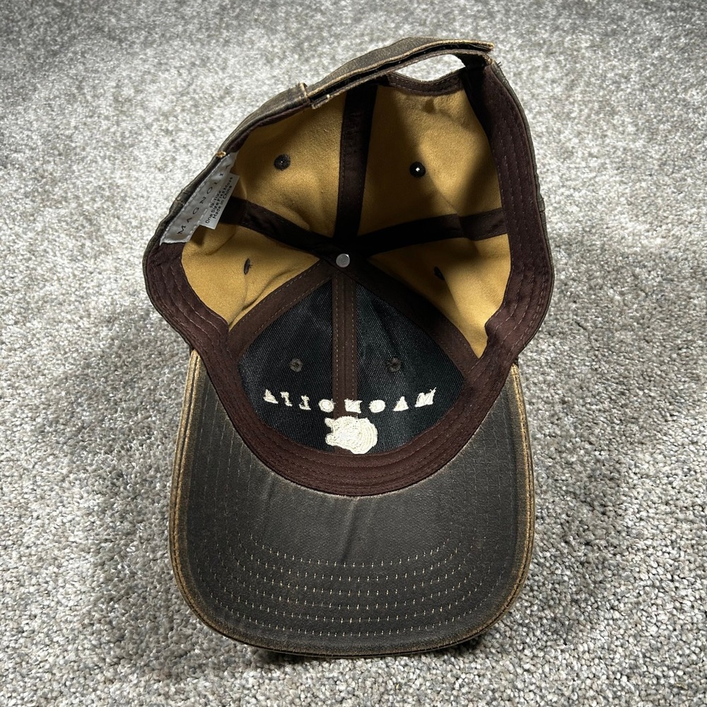 Magnolia Farms Waco TX Hat Brown Distressed Baseball Cap Pig Logo One Size - Picture 5 of 6